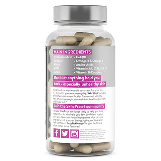 Hydrolysed Marine Collagen Peptides Capsules with Hyaluronic Acid, Vitamins C, A, E, & B Complex